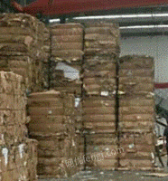 武汉汉阳废纸打包站大量供应废黄板纸每月90吨