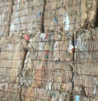 宁波废纸回收个人打包站大量供应废黄板纸每月90吨