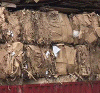 大连打包站大量供应废黄板纸每月90吨