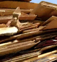 江西景德镇个人经营打包站大量供应废黄板纸每月90吨