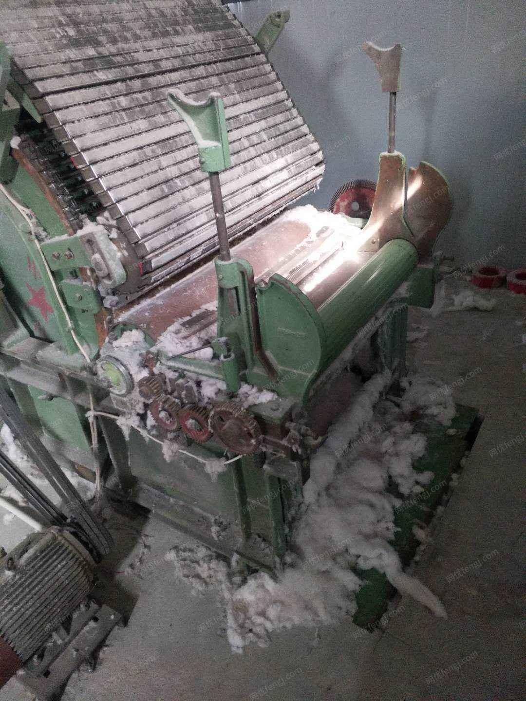 求购梳棉机梳绒机