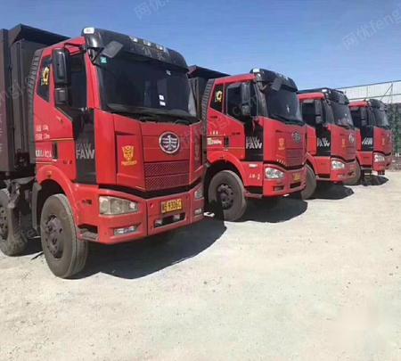 出售国四解放青皮自卸车14年—16年多台纯干活车