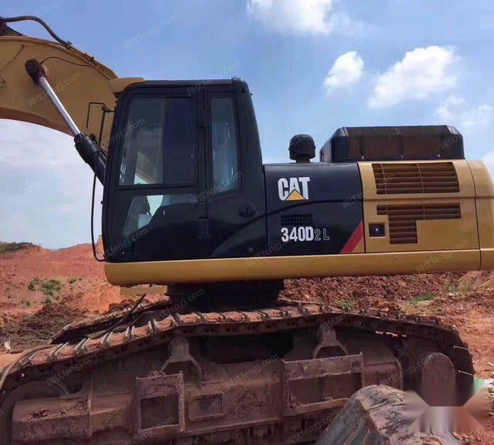 低价转让14年精品卡特340d2l挖掘机