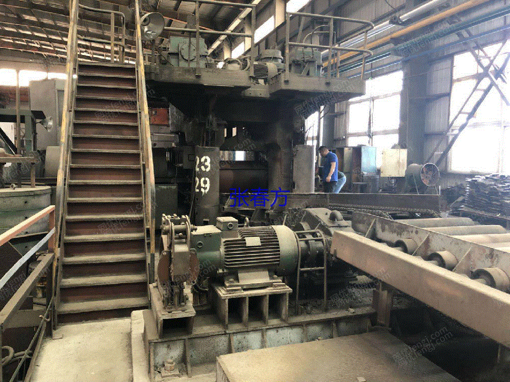 出售二手钛板生产线1200mm二辊热粗轧机