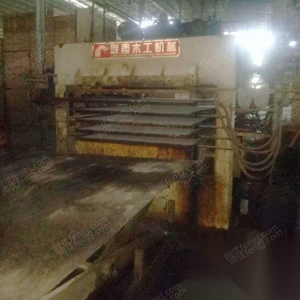 联翔5层带侧压热压机出售 二手木工压机回收