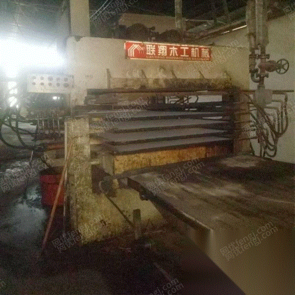 联翔5层带侧压热压机出售 二手木工压机出售