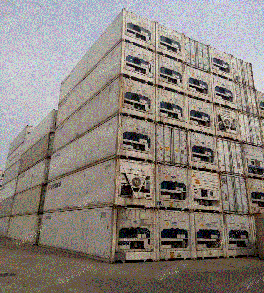 出售威海二手集装箱二手冷冻集装箱冷藏集装箱保温集装箱房