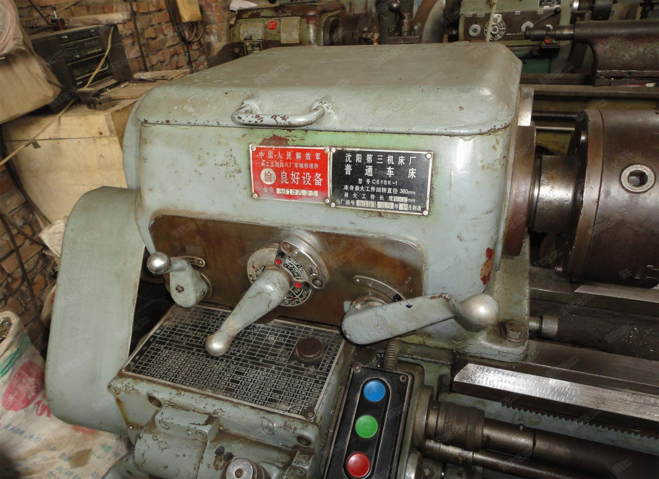 供应1台车床c618沈阳车床 河南开封二手车床价格