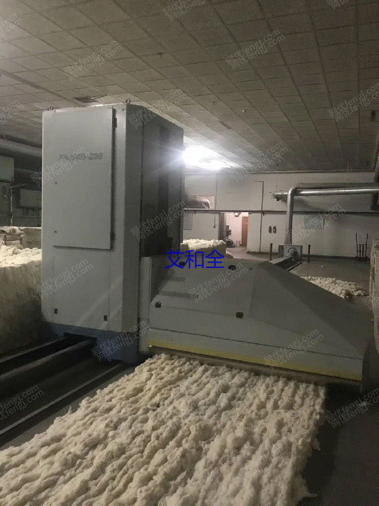 出售:青纺机一机两线203C清梳联两套(009往复式抓棉一台、125重物分离器一 二手棉麻纺纱设备转让