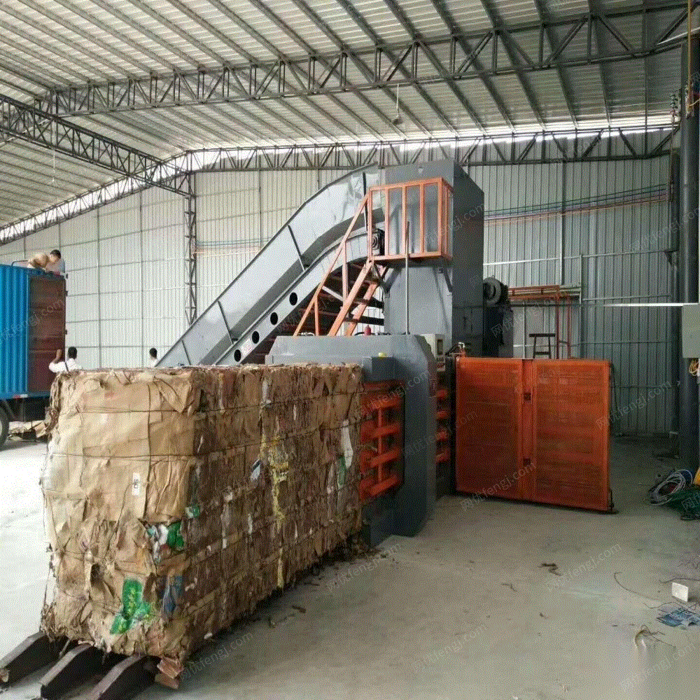 转让出售全自动废纸打包机,有保修