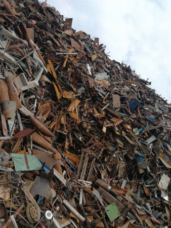 大量回收废钢