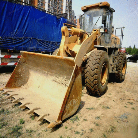 处理库存二手自家16年龙工加长臂装载机