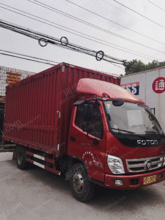 上海青浦区出售1辆福田奥铃捷运42米厢式货车厢式货车集装箱车