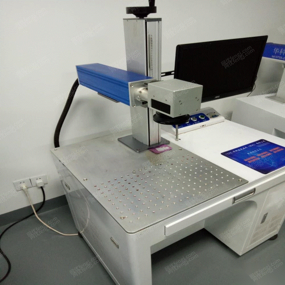出售二手深圳東莞激光打標機金屬塑料激光鐳雕機鐳射機
