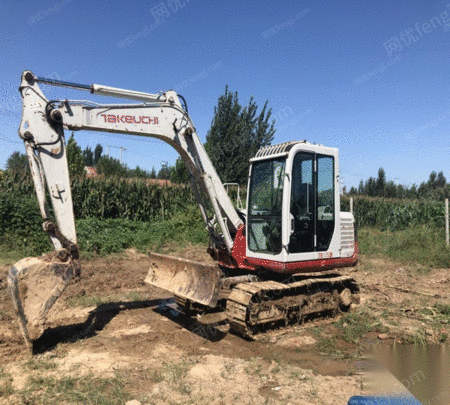 出售闲置二手竹内75挖掘机 车况好