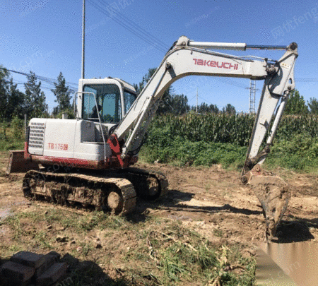 出售闲置二手竹内75挖掘机 车况好