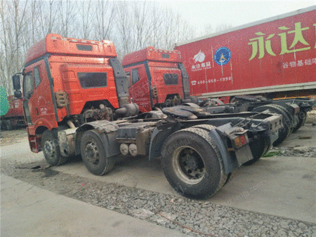 湖南出售解放j6p单驱 双导420马力二手挂车/牵引车