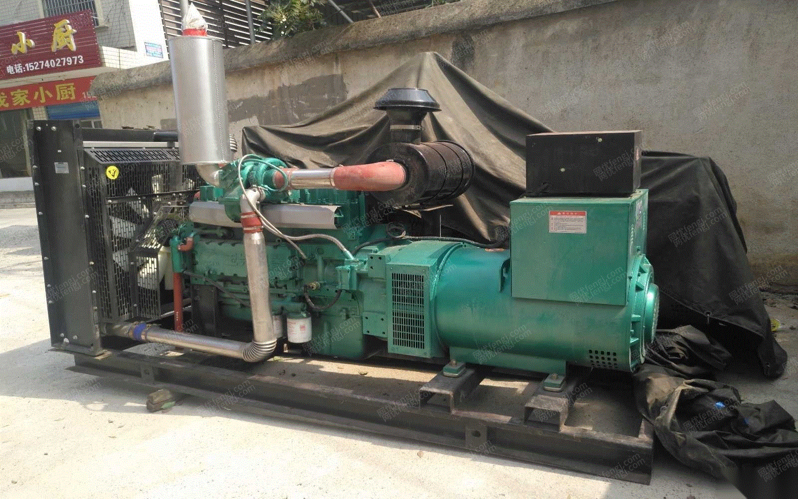 湖南岳阳工程完工闲置下来 300kw玉柴发电机组出售