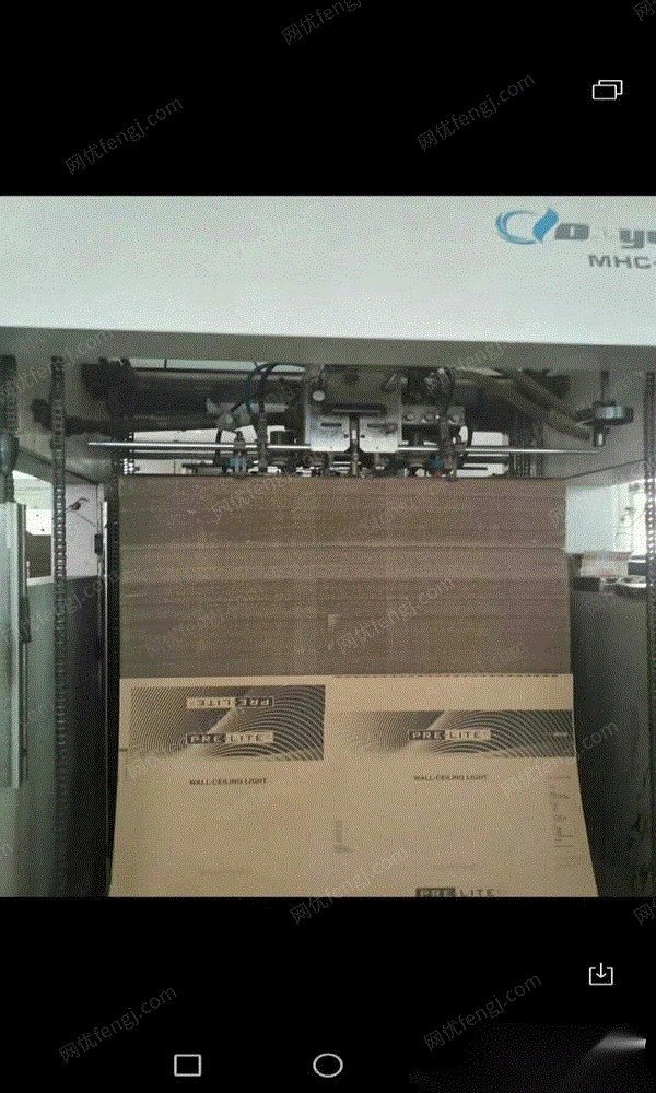 广东东莞转让14年大源1080加高模切机