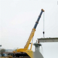 广东广州转让二手10吨船用起重机船吊