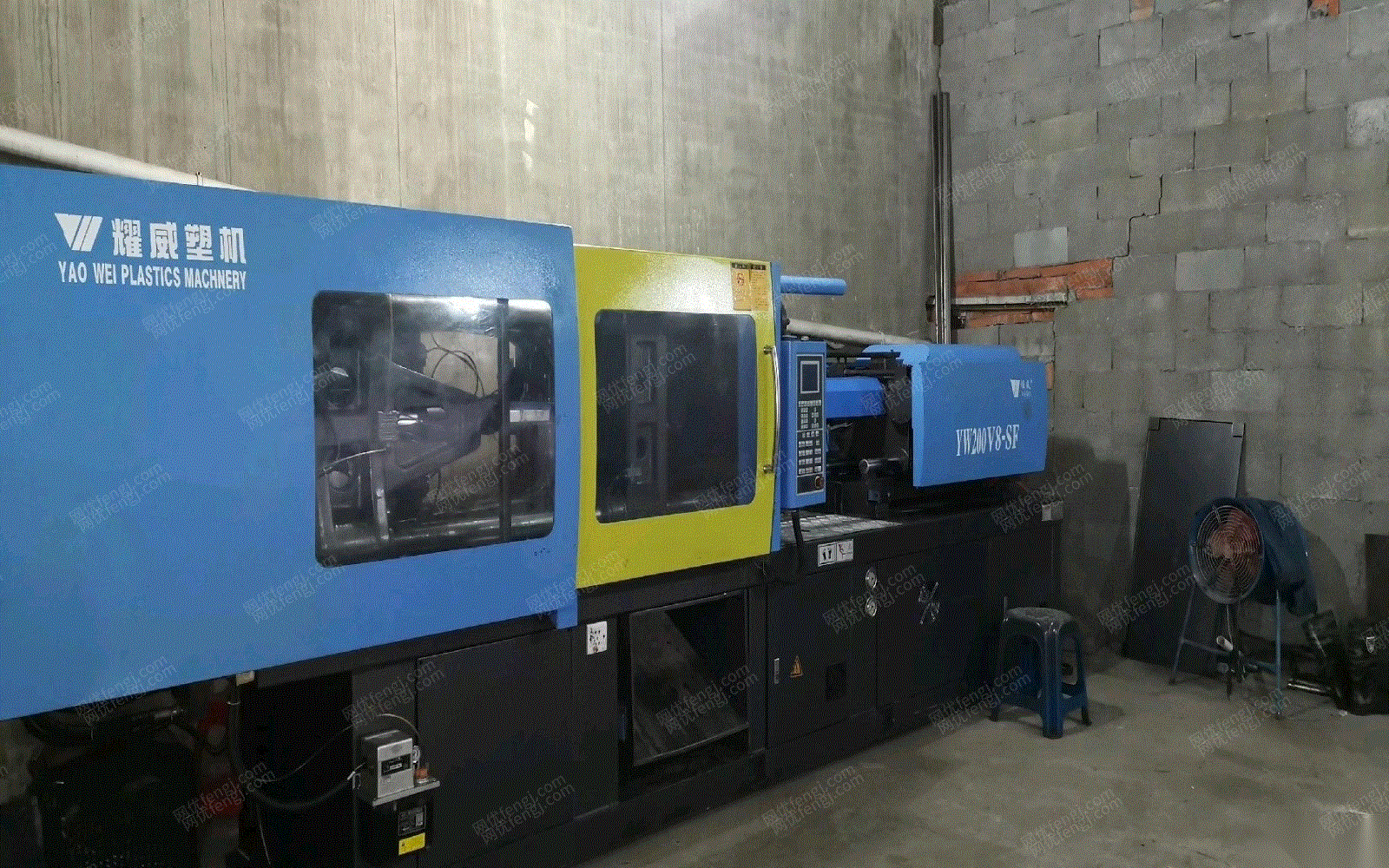 浙江宁波原装伺服耀威208t注塑机出售 68000元