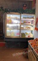 广东潮州水果店自用2米风幕柜出售 5000元