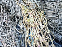长期回收废渔网，回收废塑料