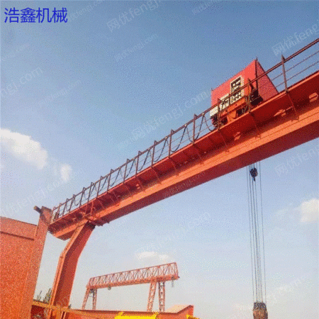 二手行车10吨l型龙门吊低价出售