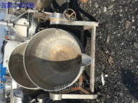 市场库存二手不锈钢蒸汽夹层锅 转让二手夹层锅价格 二手燃气夹层锅