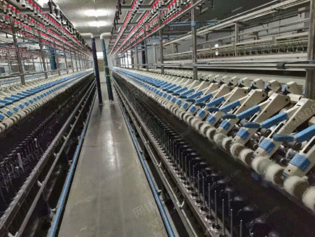 山东德州出售38台经纬1510细纱机二手棉麻纺纱设备电议或面议