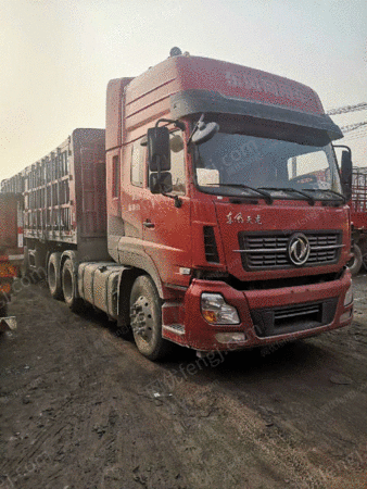 出售5台东风天龙启航二手牵引车520马力国五半挂车拖头可按揭