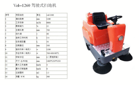 清扫车设备出售