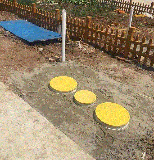 出售一体式三格化粪池_新农村小型化粪池 生活污水处理设备转让