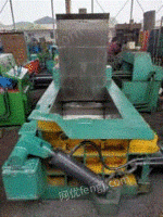 甘肃兰州本地急转让二手金属压块机废纸打包机金属剪切机龙门剪废钢生产设备