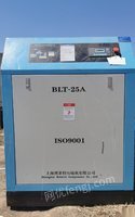 内蒙古呼和浩特出售博莱特blt-25a空压机,18.5kw,排气量每分钟3立方， 10000元