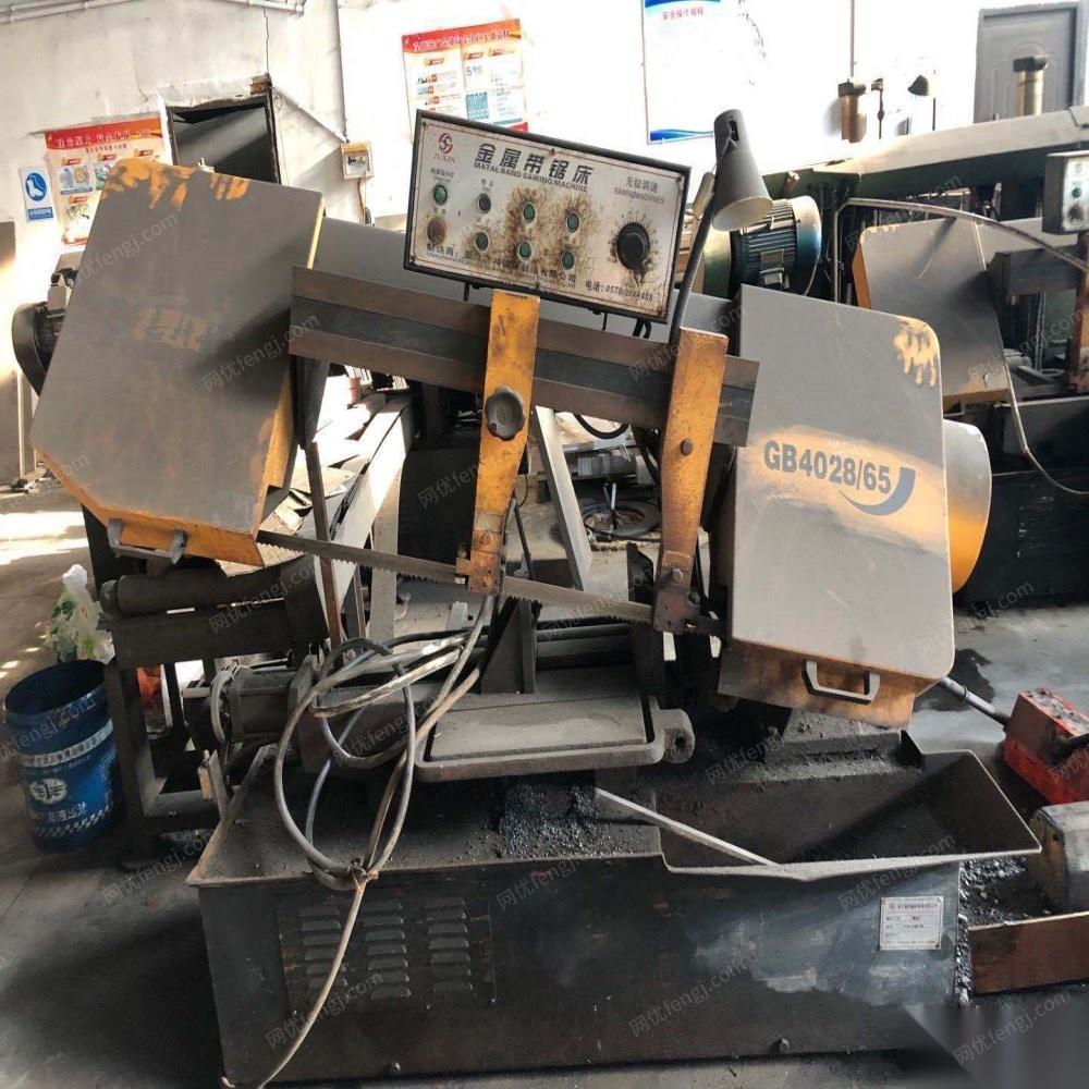 江苏苏州出售二手带锯床,全新带锯条