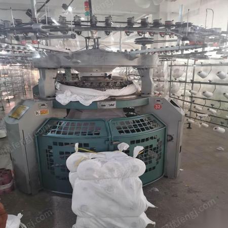 浙江绍兴出售舜成34寸60路12g罗纹大圆机 60000元