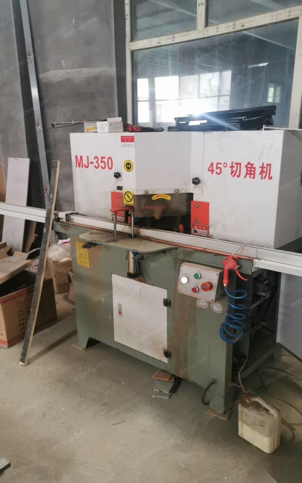 河北石家庄8成新45度精密双头锯出售