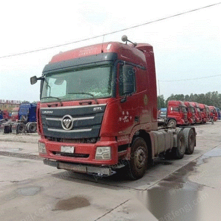 山东青岛低价转让18年欧曼双驱重体牵引车,550马力,潍柴发动机,车况