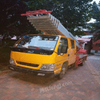 天津河北区施工升降机28米云梯车带自动翻斗出售
