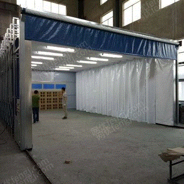 供应移动伸缩式环保油漆房工作原理及设计方案 空气净化设备出售