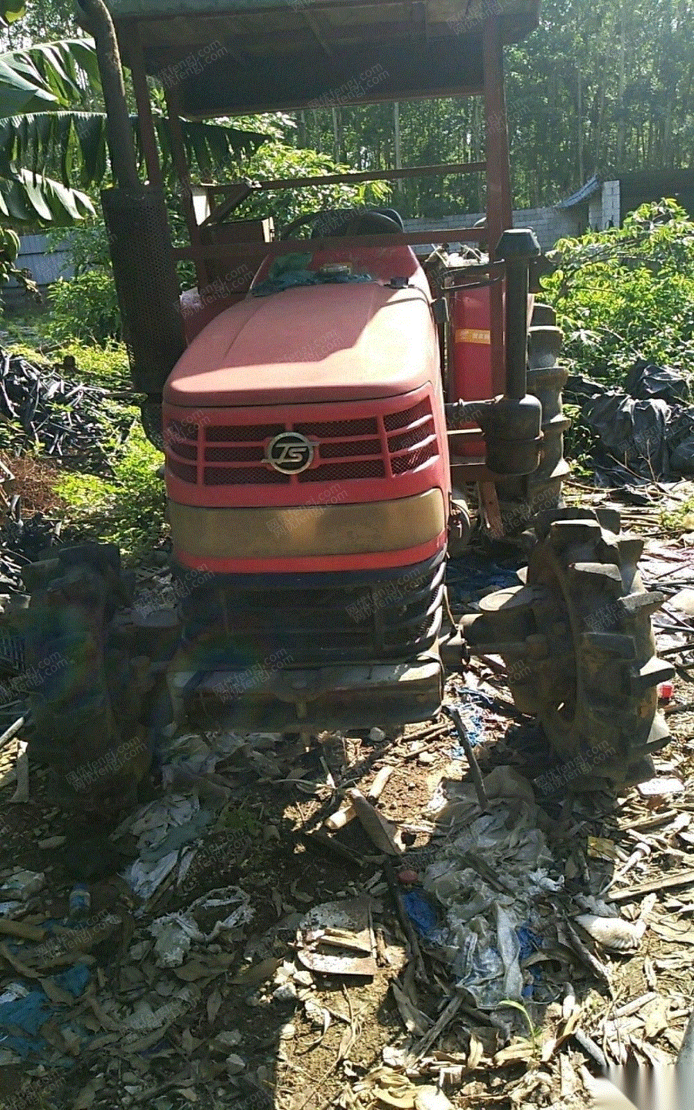 广西贵港出售40匹马力四缸农用拖拉机转让配有旋耕机17000元