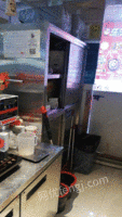 云南昆明出售9成新奶茶店设备制冰机冷藏柜操作台 10000元