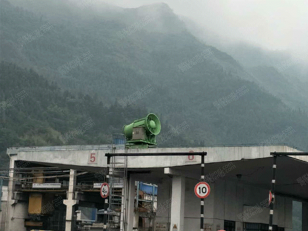 供应工地除尘雾炮机环保雾炮机工程煤矿必备降尘设备 其它设备转让