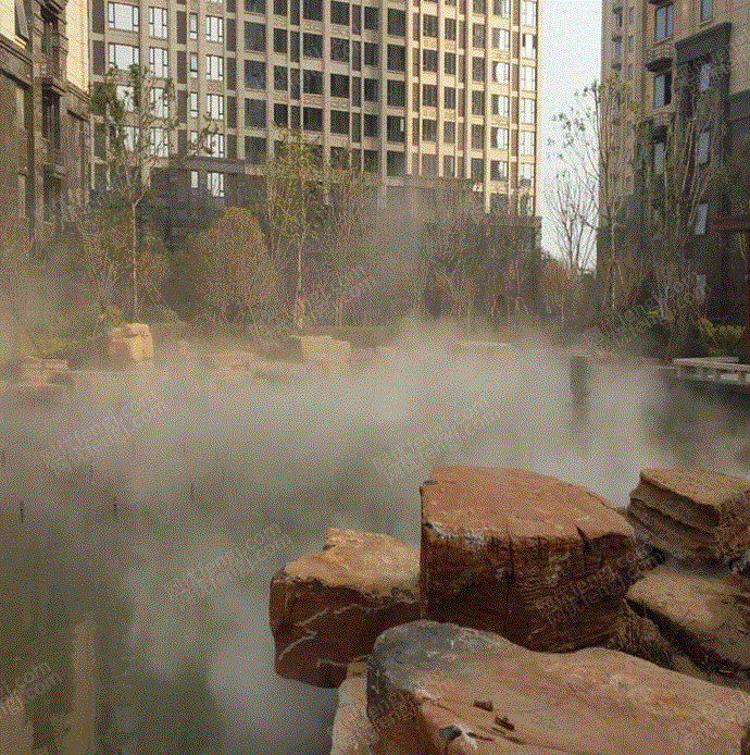 供应南阳市人工造雾设备厂家小区绿化水系造景喷雾设备 其它设备出售