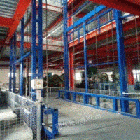 湖南益阳1吨升降货梯 导轨式升降平台 车间载货运输平台厂家出售