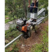 丘陵山地单轨运输机   农田运输单轨运输车  自走式单轨搬运车