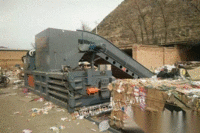 重庆江北区出售立式打包机、卧式120吨、160吨废纸塑料瓶打包机二手。
