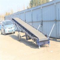 粮食库装卸车输送机12米长输送机化肥瓷砖传送皮带输送机