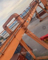 河南新乡出售二手10吨双主梁龙门吊跨度30米各悬10米起升高度12米